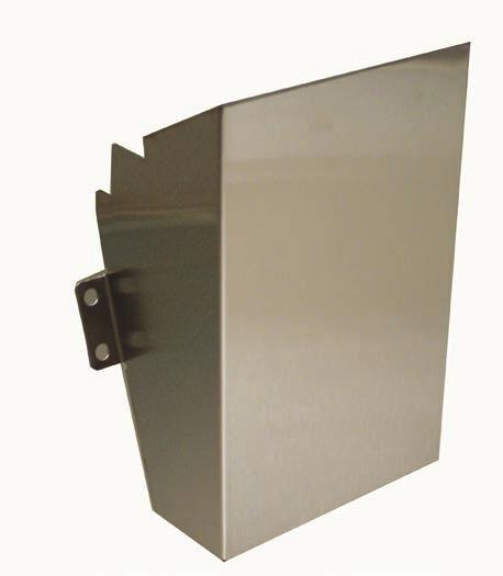 Please order the Stainless Steel Control Cover, Part Number B101668.