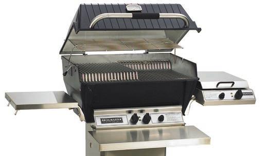 Broilmaster Premium Gas Grills All P3X Series Grills Include: Large Cast Aluminum Grill Head 2-Piece Stainless Steel Rod Cooking Grids (adjusts 3 levels) Stainless Steel Bowtie Burner - 45,000 Btu
