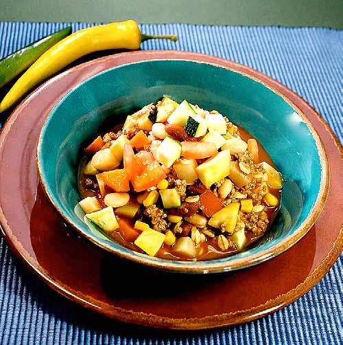 Main Dishes A Harvest of Recipes with USDA Foods Three Sisters Stew This hearty stew is great for dinner and even better the next day.
