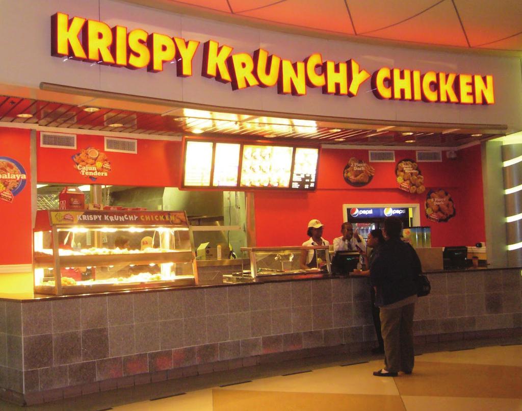 Don t Ruffle Feathers: Safety First One of the advantages of the Krispy Krunchy business model is that company representatives will train store personnel on-site at their location at no extra cost.