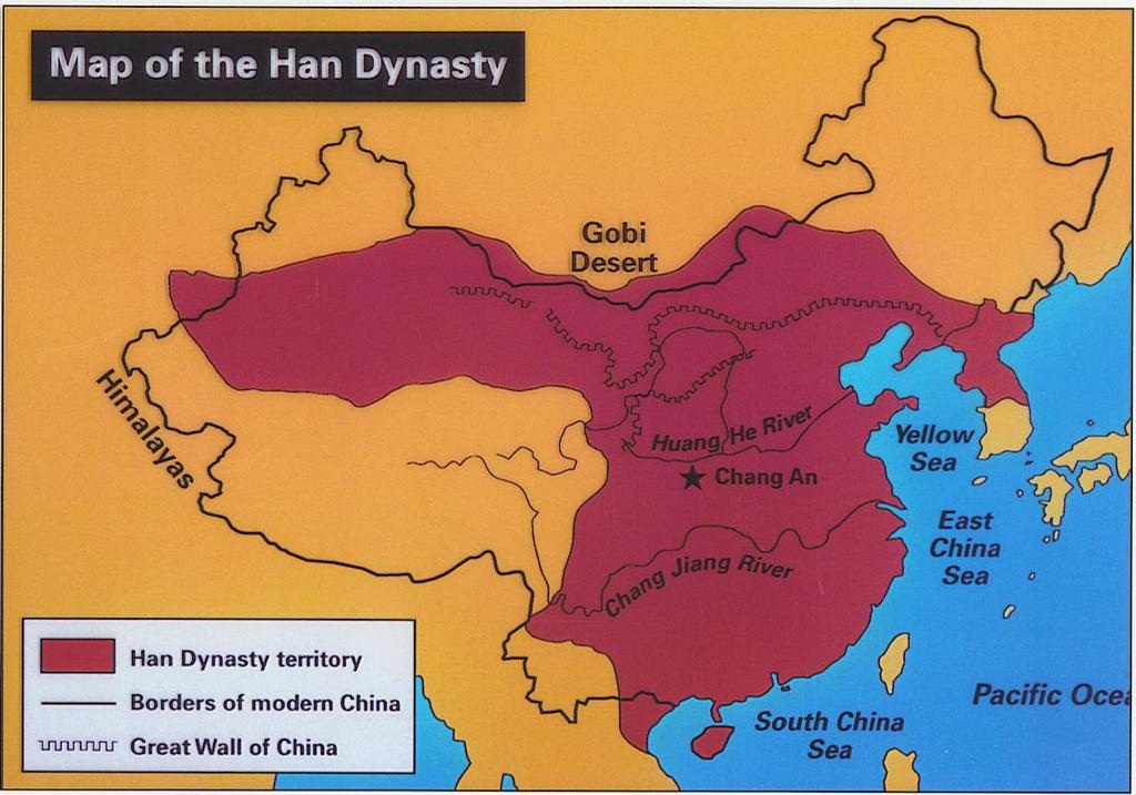 III. The Qin and Han Dynasties B. Liu Bang (a farmer turned SOLDIER) founds Han Dynasty in 202BC 1.