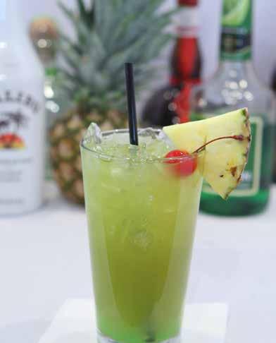 Fresh Drinks Latin Lover Malibu Coconut Rum + Melon Liqueur + Crème de Banana + Peach Schnapps + Pineapple Juice 8.