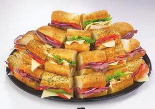 SANDWICHES 15 DELI-SUBS Three delicious varieties of submarine sandwiches: pizza, BBQ chicken and Angus