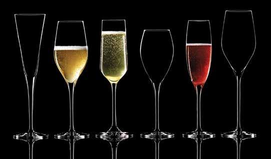 Flutes & Champagnes The most popular choice for champagne is the flute, the gold standard for experiencing Champagnes flavor profile.