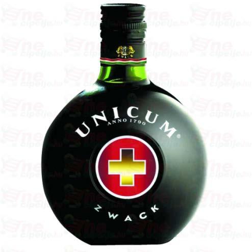 Zwack Unicum Unicum is an herbal digestive liqueur. The liqueur is today produced by Zwack according to a secret formula of more than forty herbs, and the drink is aged in oak casks.