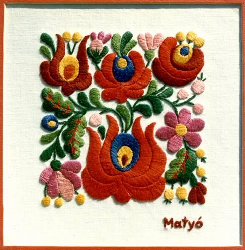 The embroidery of Matyó This is precisely what gives