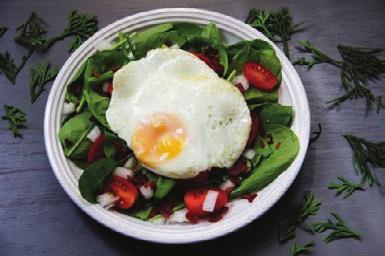 Spinach Salad with Fried Eggs week 10 day 4 BREAKFASTJ10 1 10 minutes 10 minutes 11.4 11.4 31.5 31.5 22.9 22.9 416.7 416.