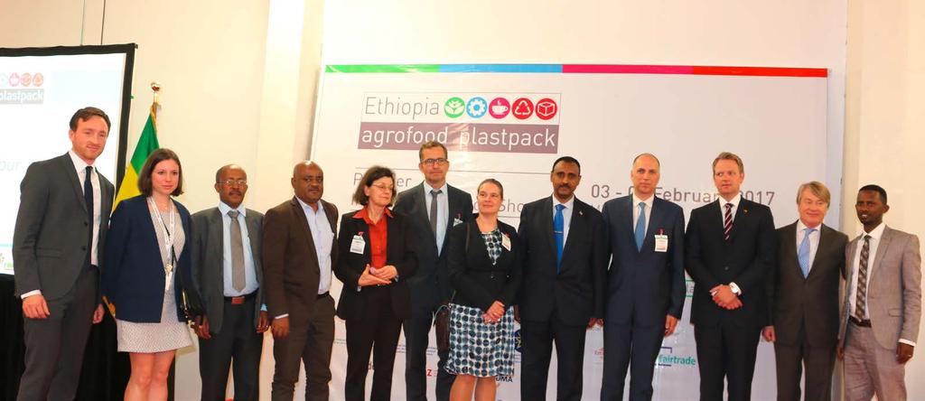 The premier agrofood plastpack Ethiopia was officially opened under the motto ADDING VALUE TO THE MODERNISATION OF THE ETHIOPIAN AGROFOOD and PLASTPACK INDUSTRY on 03 February by: H.E. Dr.