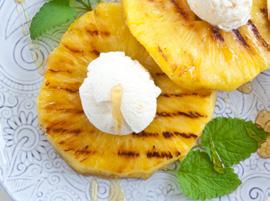 RECIPES TROUBLESHOOTING Grilled SPICED Pineapple INGREDIENTS 4 slices of pineapple ½ tsp nutmeg ½