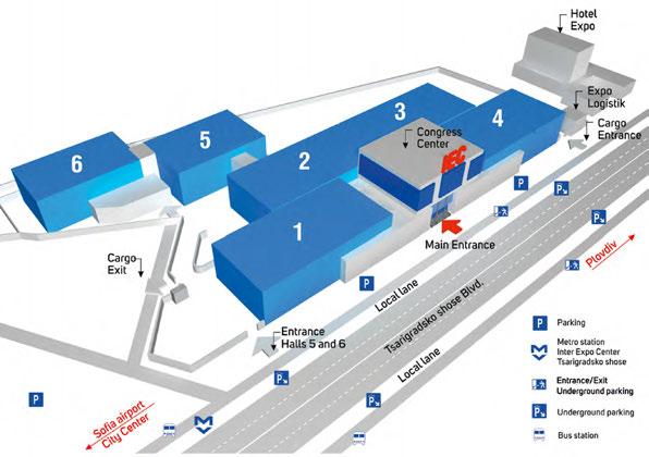 How to get to Inter Expo Center? SOFIA AIRPORT Inter Expo Center is located only 3 km away from the airport.