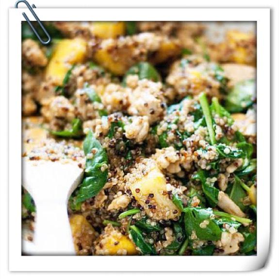 quinoa Yield: approximately 6 servings You will need: medium sized pot, measuring cups 1 1/2 cups quinoa 3 cups water Carbs Optional Soaked method to partially predigest the grain - Place quinoa in a