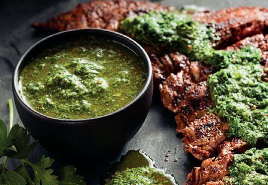 Ethnic Flavor Trends ETHNIC FLAVOR TRENDS TO WATCH & UNDERSTAND // CHIMICHURRI An Argentinian sauce for grilled meats often consisting of fresh parsley, garlic, olive oil, vinegar, SHISHITO PEPPERS A