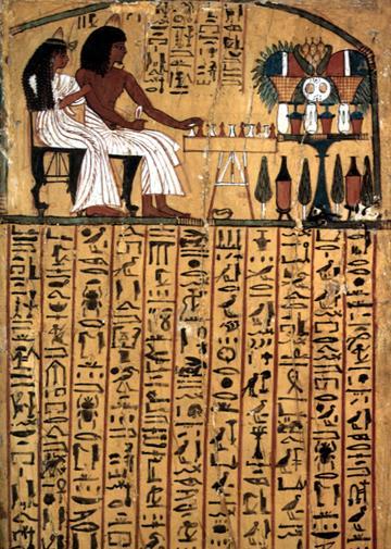 Hieroglyphics In early Egyptian hieroglyphics, created 3100 BC, pictures stood for an idea.