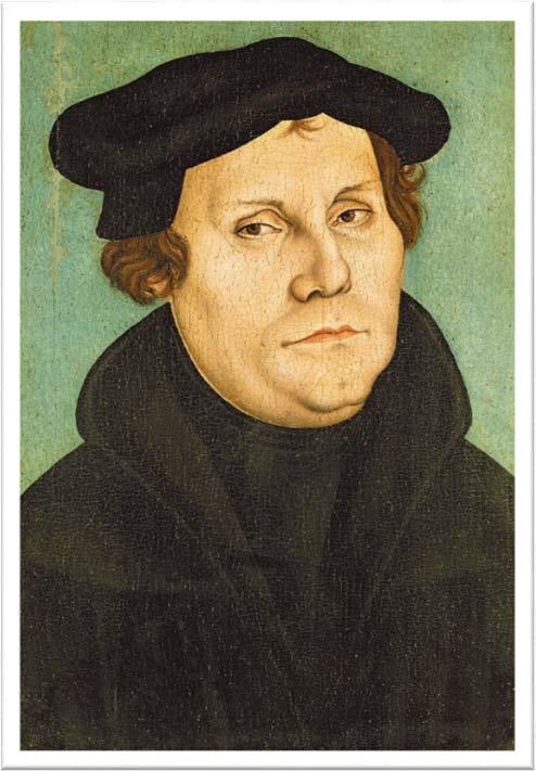 Martin Luther Questioned the power and authority of the Roman Catholic Church Nailed a list of complaints on door of
