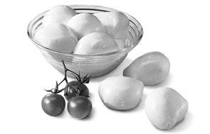 BOCCONCINI CHEESE Bocconcini is a semi-soft, rindless mozzarella cheese that is bright white or pale yellow in colour. It is sold in egg-sized or smaller balls.
