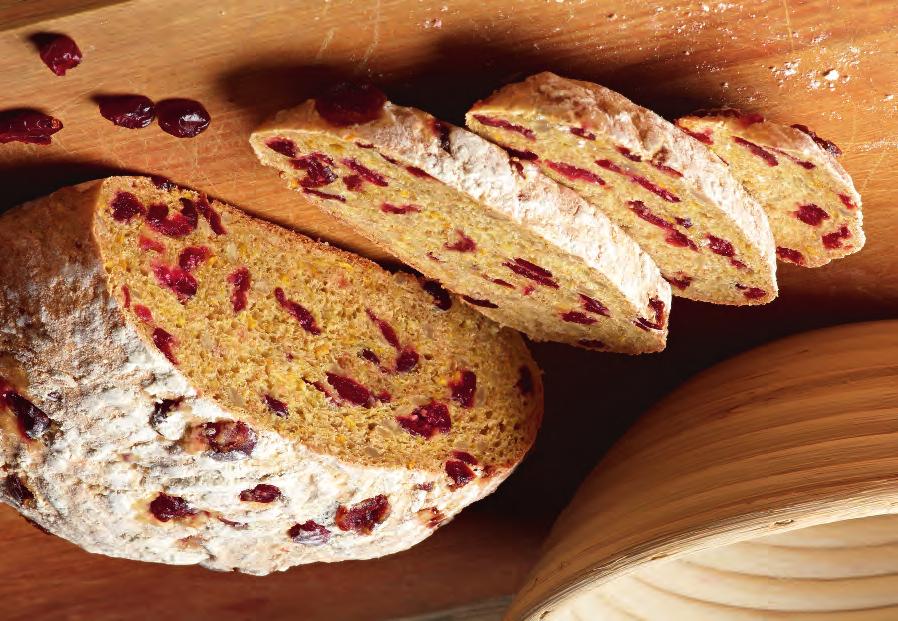 Sunflower Cranberry Loaf DOUGH Wright s Sunflower Bread Mix Oranges Water Cranberries 500g 2 medium 200ml 200g Method (Makes 2 loaves) 1.