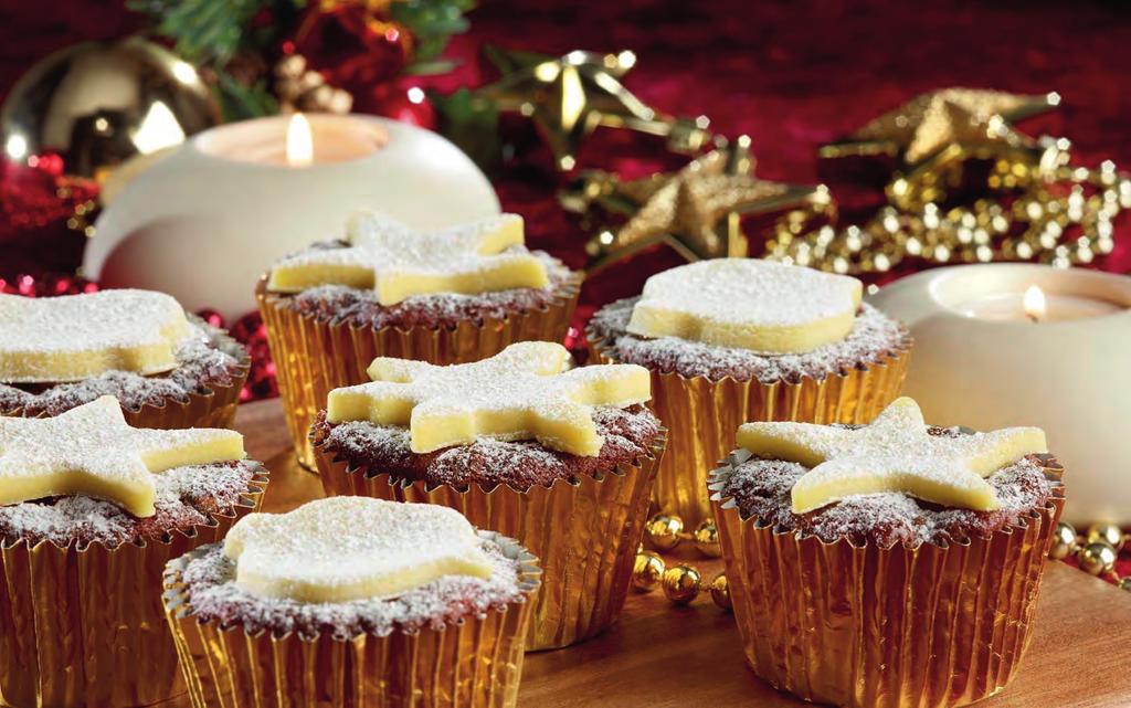 Christmas Cupcakes CAKE Wrights Ginger Cake Mix 500g Water 200ml Vegetable Oil 60 ml Dried Apricots (chopped) 150g Sultanas 150g Currants 100g Glace Cherries (chopped) 100g Dried Cranberries 150g