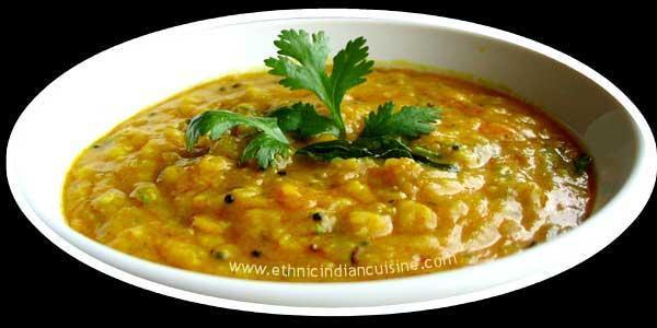 compliment for vegetarian diet when paired with a starchy food like rice and is a dish that is prepared everyday in most of the Indian homes.