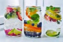 Infused water Water is essential for hydration, so why not spice it up with a fresh and tasty infused creation? Your students will love sipping this and you will love how easy it is to prepare.