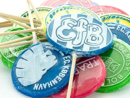 any available Being handmade lollipops logo/text may vary Ca Ø 90 mm 65 g Aniseed, Apple, Blackberry, Cherry, Cola, Lemon, Orange,