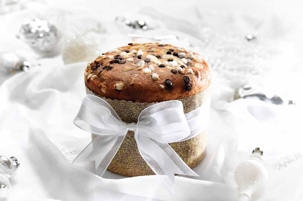 with candied fruit and nuts Panettone