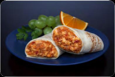 WG Cheesy Chicken Burrito CN (5213) Cheesy Chicken Burrito Menu (K-8) Cheesy goodness that kids love that meets the USDA requirements for your meal planning needs.