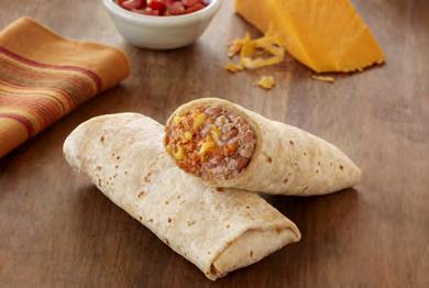 WG Cheese & Bean Red Chili Burrito CN (5226/5826) The burrito flavors kids will love with the clean ingredients they need!