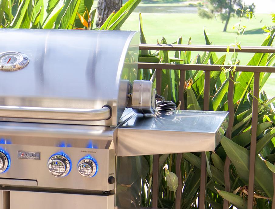 inches 50,000 Primary + 12,000 Backburner + 12,000 Side Burner Pictured above: 30PCL "L" Series Portable Grill Included with all T series grills RAPID-LIGHT Push-to-light piezo ignition system Model