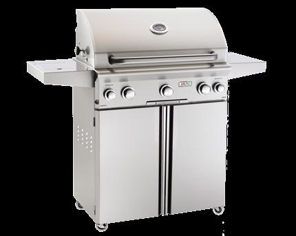 located on the right side of the unit) ideal for night grilling.