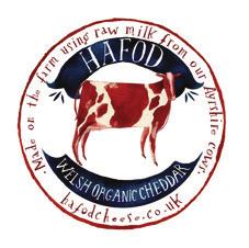 Product Description Website Where to buy in the USA Hafod Welsh Organic Cheddar Mature cheddar handcrafted from the buttery milk of Ayrshire cows.