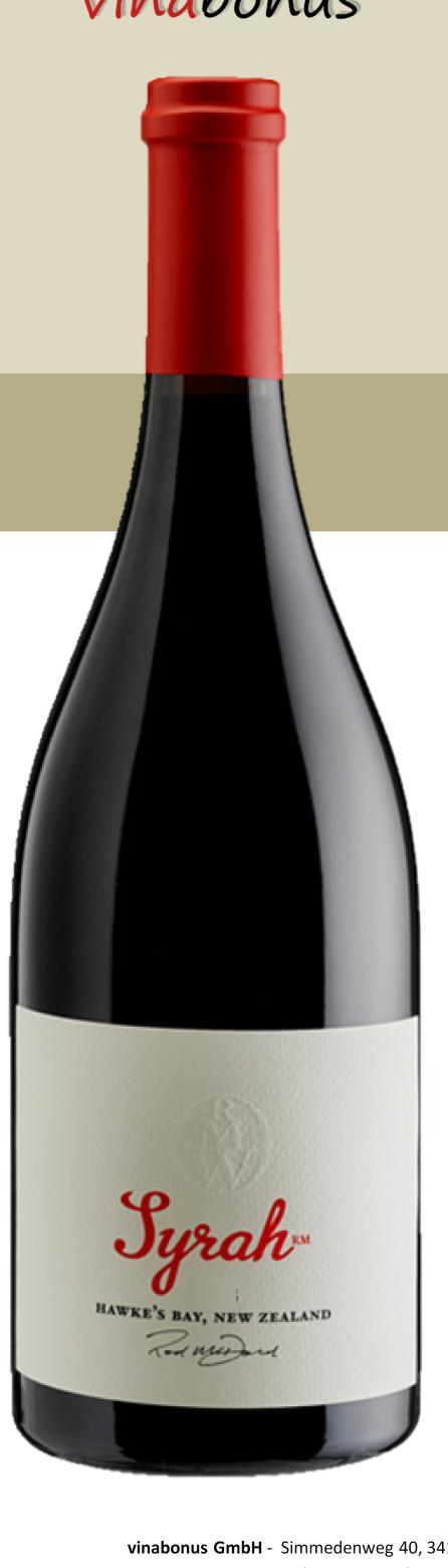 TRADEMARK SYRAH 2011 Rod has spent his lifetime fascinated by Syrah, and is a driving force of this variety in Hawkes Bay.
