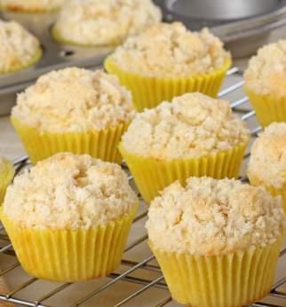 Lemon Poppyseed Protein Muffins 2 cups oat flour 2 scoops vanilla protein powder tsp baking powder /4 cup splenda /2 cup egg whites cup unsweetened almond milk 2 tsp poppy seeds pack of unsweetened