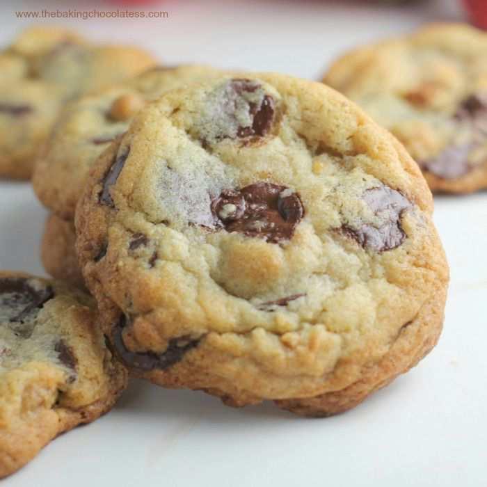 Ultimate Dark Chocolate Chip Toffee Walnut Cookies These, thick, rich and chewy Ultimate Dark Chocolate Chip