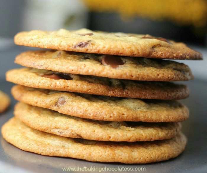 Perfect Thin & Crispy Chocolate Chip Cookies Milk and the best large buttery, golden,