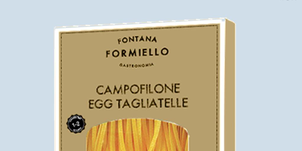 CAMPOFILONE EGG PASTA Fontana FORMIELLO egg pasta is made in Campofilone, in the Marche region in central Italy according to traditional and artisanal procedures passed over through generations.