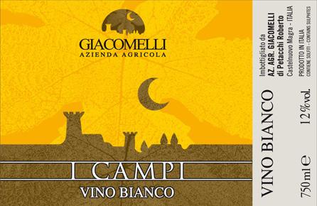 I Campi Bianco Appellation: VINO VARIETALE BIANCO Zone: Castelnuovo Magra and Sarzana (province of La Spezia) Vineyard extension (hectares): 1.