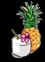 40 Nut about Pineapple We take a fresh coconut and infuse with a