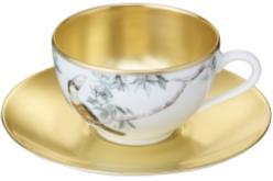 an exceptional range 038116P Tea cup and saucer gold 7 fl oz 038117P Coffee cup and saucer gold 3.