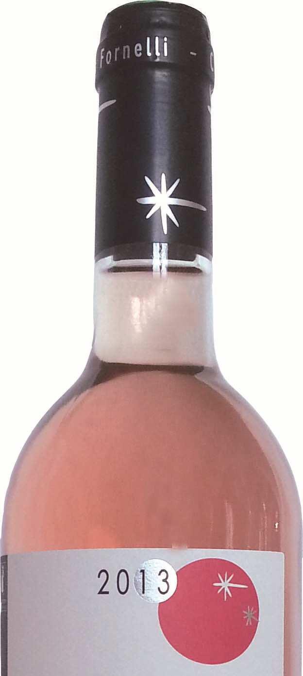CLOS FORNELLI ROSE COLOUR : ROSE GRAPE VARIETY : SCIACCARELLU SEE : Pale salmon pink.