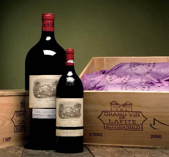 Château Lafite Rothschild 2000 Lot 206: One capsule slightly creased and slightly nicked; Lot 209: Signs of past seepage A compelling wine.