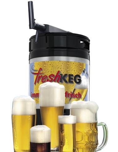 freshkeg beer Fresh, flexible, progressive freshkeg Authentic draught flavour Any time, any place. The self-sufficient freshkeg from SCHÄFER enjoy a refreshing new experience.