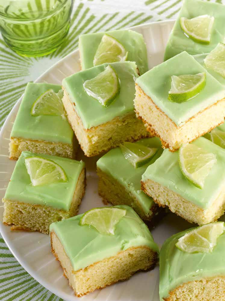 WEST AFRICA Lime Cake prep 10 mins/bake 25 mins Children will enjoy making and decorating this easy cake, which both looks and tastes very fresh.