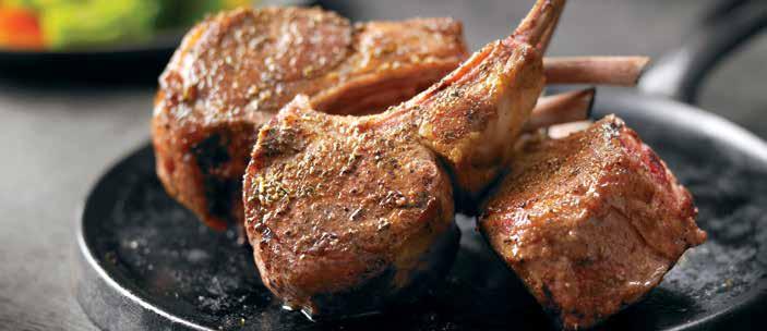NEW ZEALAND LAMB* CHICKEN, RIBS, CHOPS & MORE Add a cup of our fresh made soup or one of our Signature Side Salads. 3.99 Add a Premium Side Salad J. 4.