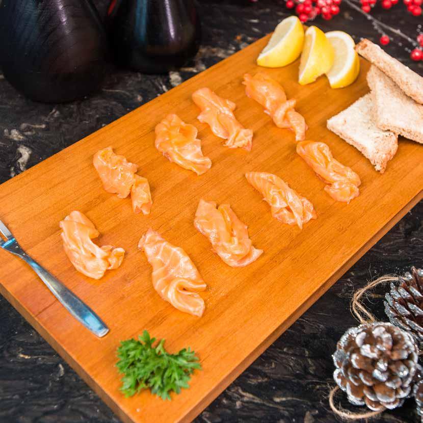 Christmas Day Impress your guests with our simple and delicate smoked salmon, perfect