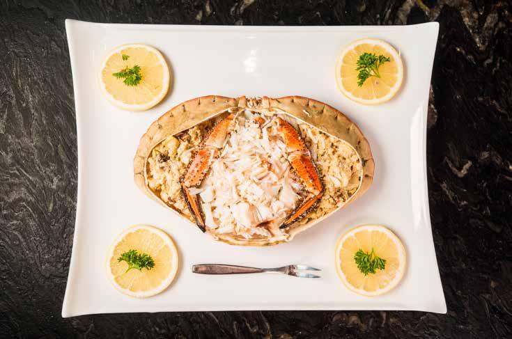 Christmas Dinner DRESSED CRAB The perfect starter for Christmas lunch, our fresh