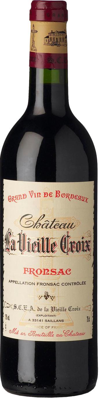 FRONSAC CUVÉE TRADITION 2012 CHȂTEAU LA VIEILLE CROIX REF : BOR111 CUVÉE : Without reaching the balance of the DM sister-cuvée, this wine makes concrete the pure reality of the terroir.