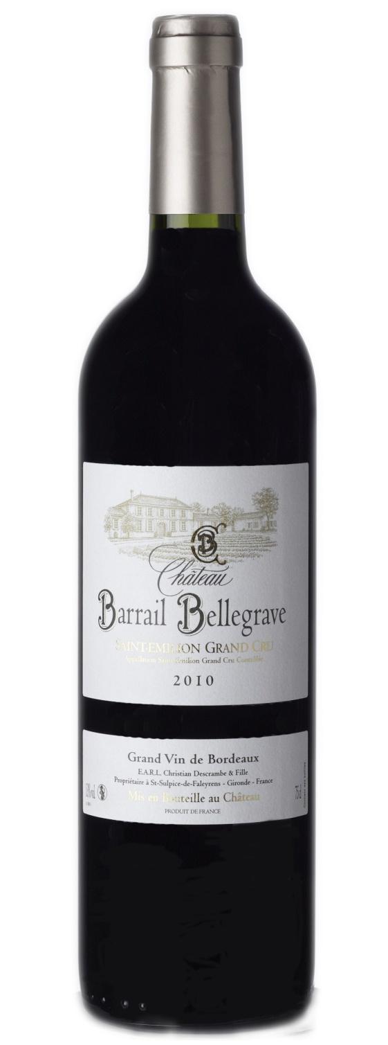 SAINT-EMILION A.O.C. 2011 GRAND CRU CHATEAU BARRAIL BELLEGRAVE REF: BOR106 It is in July 2010 that Hermine, in place since 2004, replaced his father.