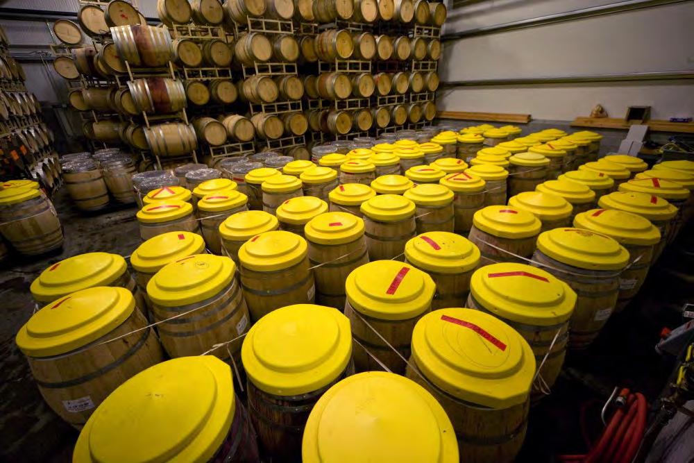 BARREL FERMENTATION Alpha Omega has the largest barrel fermentation program in the U.S. based on size of production.