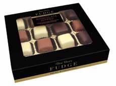 butter fudge double dipped in finest Belgian chocolate BF402 Barcode: 5060247764023 IRISH CREAM LIQUEUR Decadent Irish cream fudge dipped in white Belgian chocolate