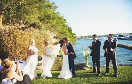 8 guests) Wedding ceremony in Shipwrights beautiful terraced garden - 30 minute duration Reception at Shipwrights on the Marina Restaurant - 4.